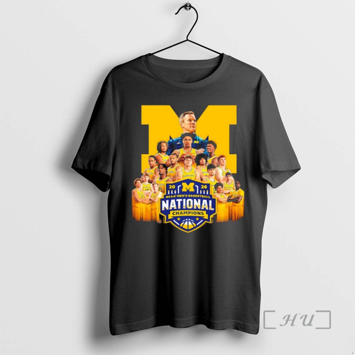 Officials Michigan Wolverines Ncaa Mens Basketball National Champions 2026 Unisex T-shirt, Sweatshirt, Hoodie, Long Sleeve Tee - T-Shirt, Sweatshirt, Hoodie