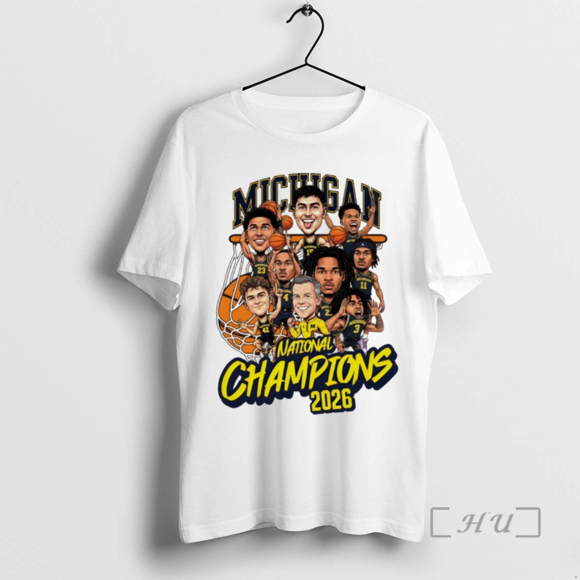 Officials Michigan Wolverines National Champions Blue Boys Cartoon 2026 Unisex T-shirt, Sweatshirt, Hoodie, Long Sleeve Tee - T-Shirt, Sweatshirt, Hoodie