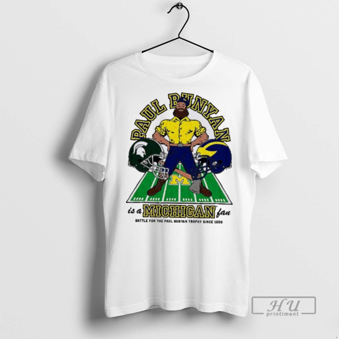 Officials Michigan Wolverines Paul Bunyan Is A Michigan Fan T Shirts Unisex T-shirt, Sweatshirt, Hoodie, Long Sleeve Tee - T-Shirt, Sweatshirt, Hoodie