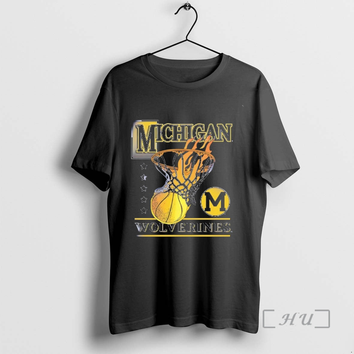 Officials Michigan Wolverines Basketball Hoops Graphic Unisex T-shirt, Sweatshirt, Hoodie, Long Sleeve Tee - T-Shirt, Sweatshirt, Hoodie
