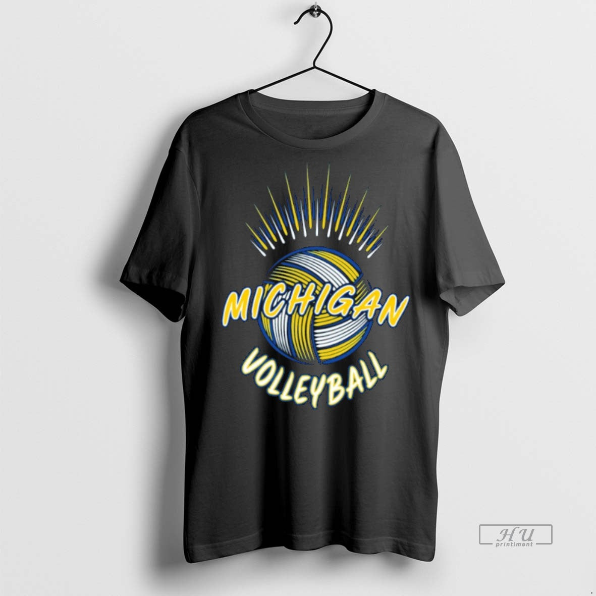 Officials Michigan Wolverines Volleyball Spike T Shirt Sweater Unisex T-shirt, Sweatshirt, Hoodie, Long Sleeve Tee - T-Shirt, Sweatshirt, Hoodie