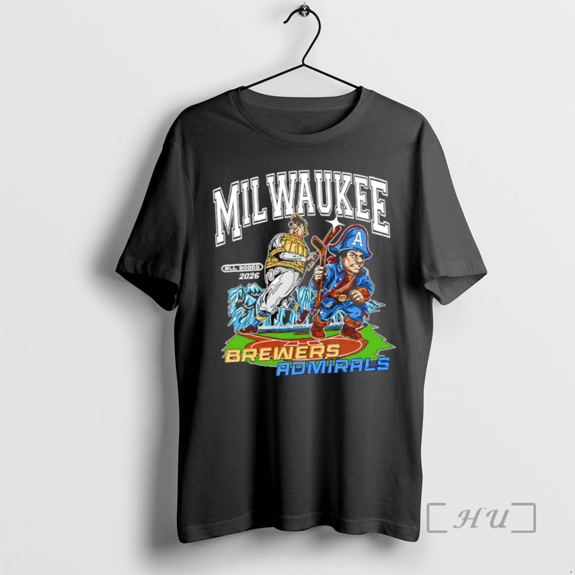 Officials Milwaukee Brewers Baseball Vs Milwaukee Admirals Hockey All Goods 2026 Premium T Shirts Sweater - T-Shirt, Sweatshirt, Hoodie