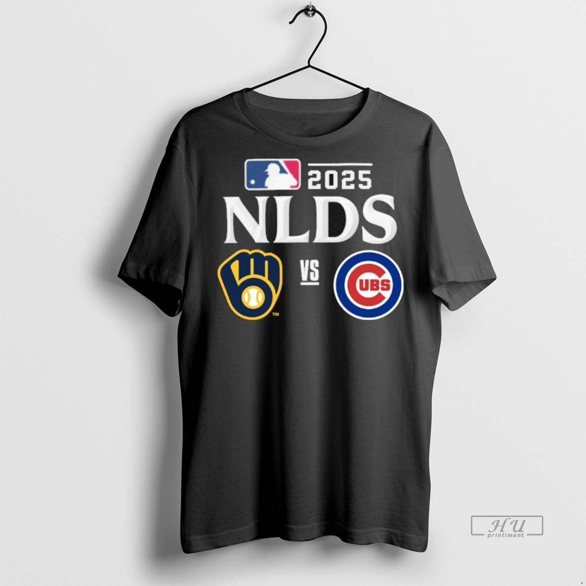 Officials Milwaukee Brewers Vs Chicago Cubs 2025 Mlb Nlds Matchup Shirt Sweater Unisex T-shirt, Sweatshirt, Hoodie, Long Sleeve Tee - T-Shirt, Sweatshirt, Hoodie