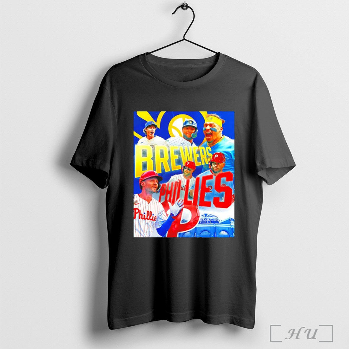 Officials Milwaukee Brewers Vs Philadelphia Phillies Two Of The Best In The National League Square - T-Shirt, Sweatshirt, Hoodie