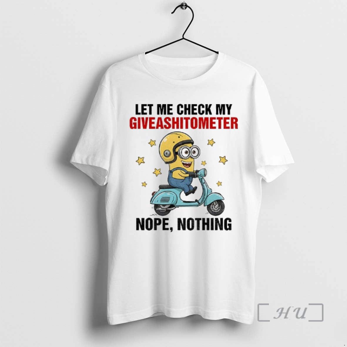 Officials Minion Let Me Check My Giveashitometer Nope Nothing - T-Shirt, Sweatshirt, Hoodie