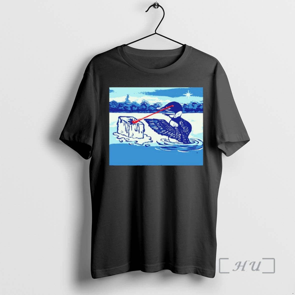 Officials Minnesota Loon Laser Eyes Pro Immigrant Anti Ice - T-Shirt, Sweatshirt, Hoodie