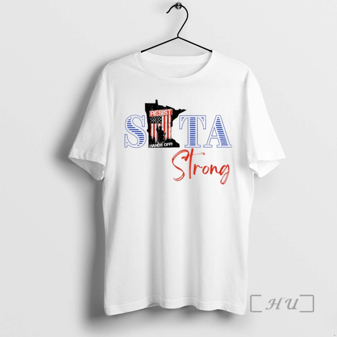 Officials Minnesota Strong Anti Ice Sita Resist Hands Off Strong American Flag Premium T Shirts - T-Shirt, Sweatshirt, Hoodie