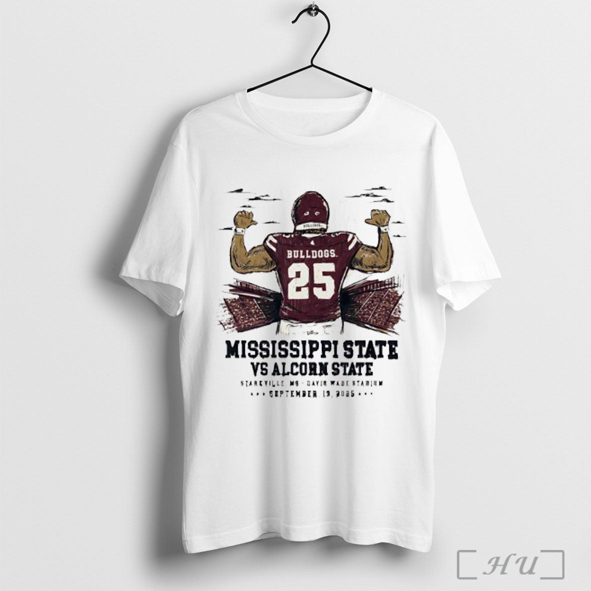 Officials Mississippi State Bulldogs Vs Alcorn State Braves Football Game Day 2025 T Shirt - T-Shirt, Sweatshirt, Hoodie