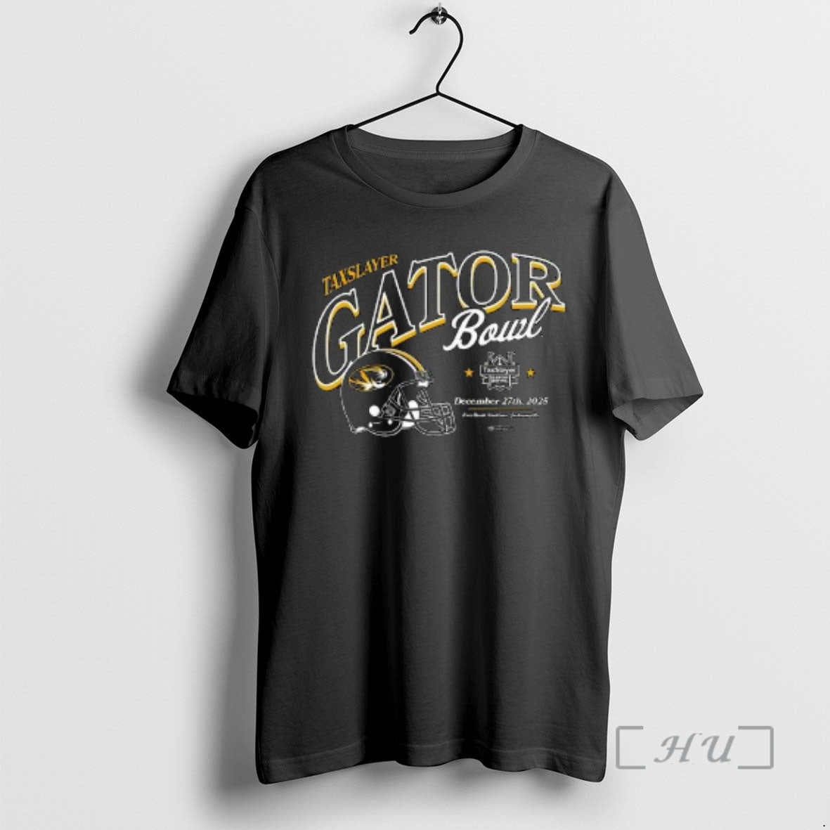 Officials Missouri Tigers 2025 Taxslayer Gator Bowl Dec 27th 2025 Helmet Circle Black Premium - T-Shirt, Sweatshirt, Hoodie