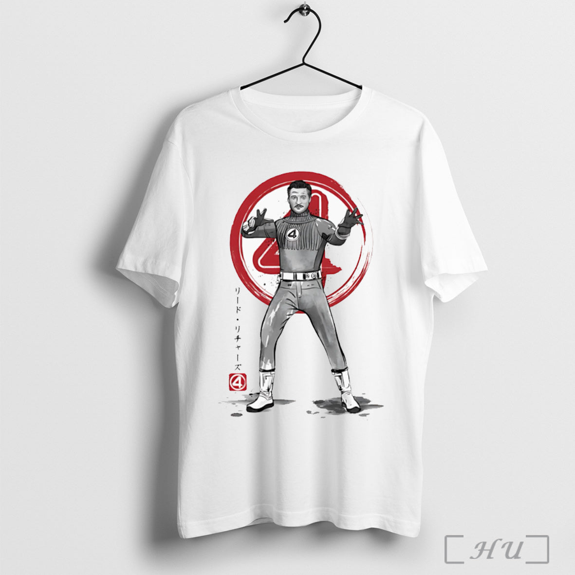 Officials Mister Fantastic Sumi E Japanese T Shirt Unisex T-shirt, Sweatshirt, Hoodie, Long Sleeve Tee - T-Shirt, Sweatshirt, Hoodie
