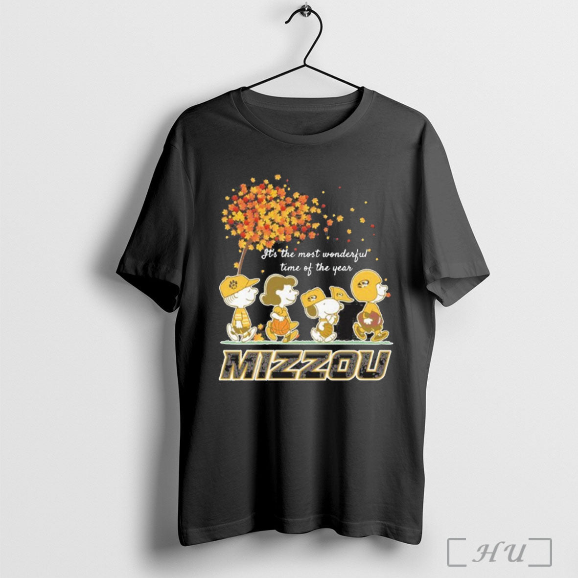 Officials Mizzou Tigers And Peanuts Character Its The Most Wonderful Time Of The Year Unisex T-shirt, Sweatshirt, Hoodie, Long Sleeve Tee - T-Shirt, Sweatshirt, Hoodie