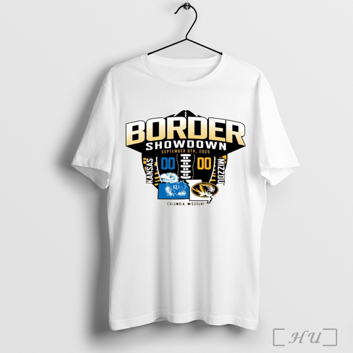 Officials Mizzou Tigers Football Victory Kansas Jayhawks Border Showdown September 6th 2025 Columbia Missouri Score - T-Shirt, Sweatshirt, Hoodie