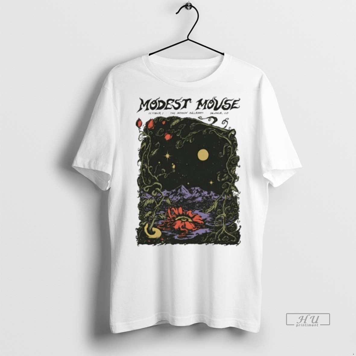 Officials Modest Mouse At Mission Ballroom On Oct 1 2025 T Shirt Sweater Unisex T-shirt, Sweatshirt, Hoodie, Long Sleeve Tee - T-Shirt, Sweatshirt, Hoodie