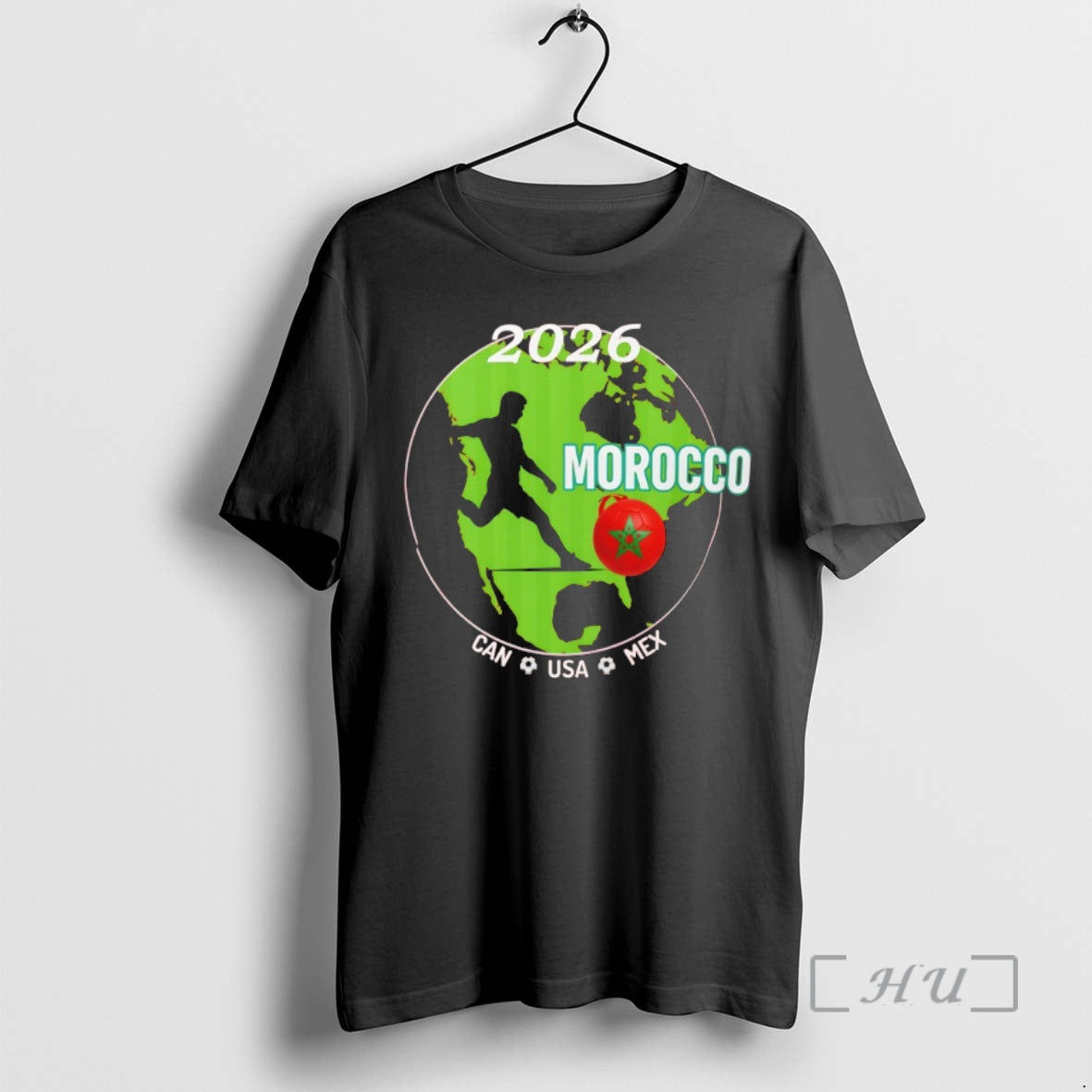 Officials Morocco Football Can Usa Mex World Cup 2026 Unisex T-shirt, Sweatshirt, Hoodie, Long Sleeve Tee - T-Shirt, Sweatshirt, Hoodie