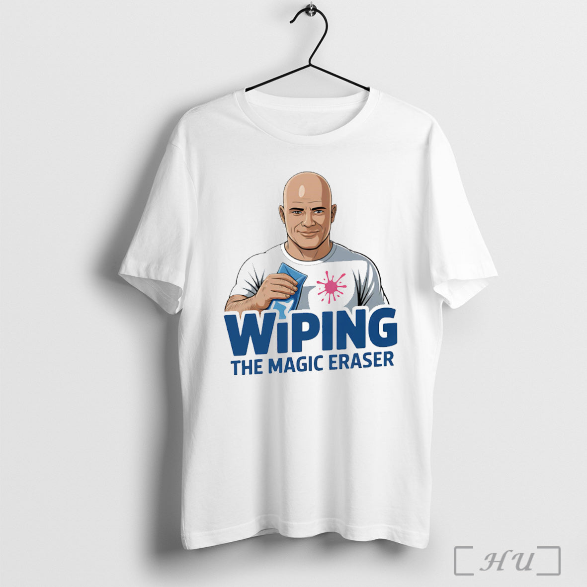 Officials Mr Clean Wiping The Magic Eraser T Shirt Unisex T-shirt, Sweatshirt, Hoodie, Long Sleeve Tee - T-Shirt, Sweatshirt, Hoodie