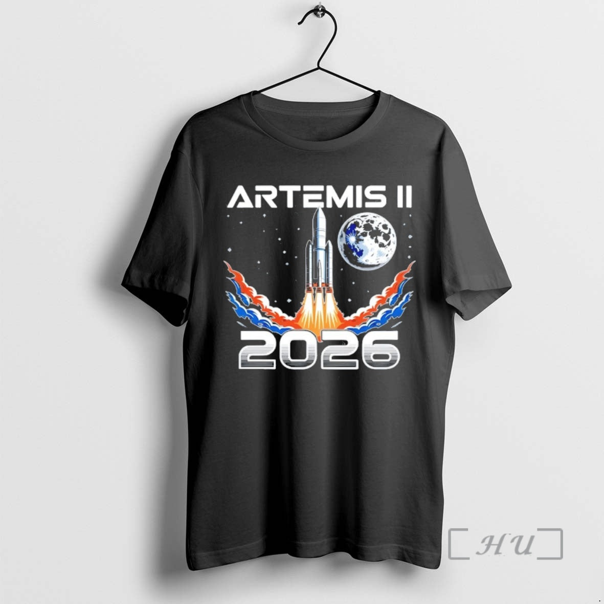 Officials Nasa Artemis Ii Rocket Launch Space Moon Mission 2026 Unisex T-shirt, Sweatshirt, Hoodie, Long Sleeve Tee - T-Shirt, Sweatshirt, Hoodie