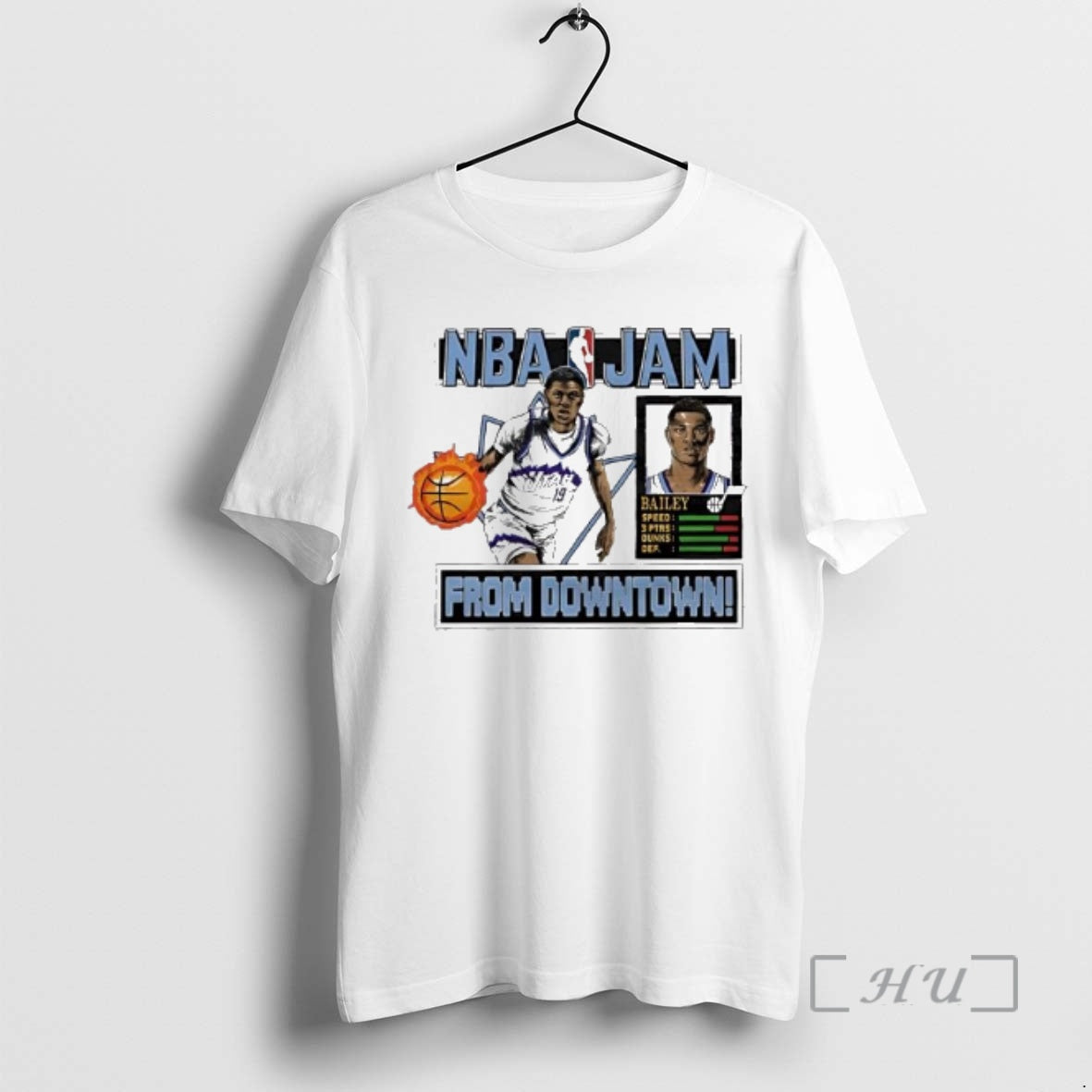 Officials Nba Jam Utah Jazz Ace Bailey From Downtown - T-Shirt, Sweatshirt, Hoodie
