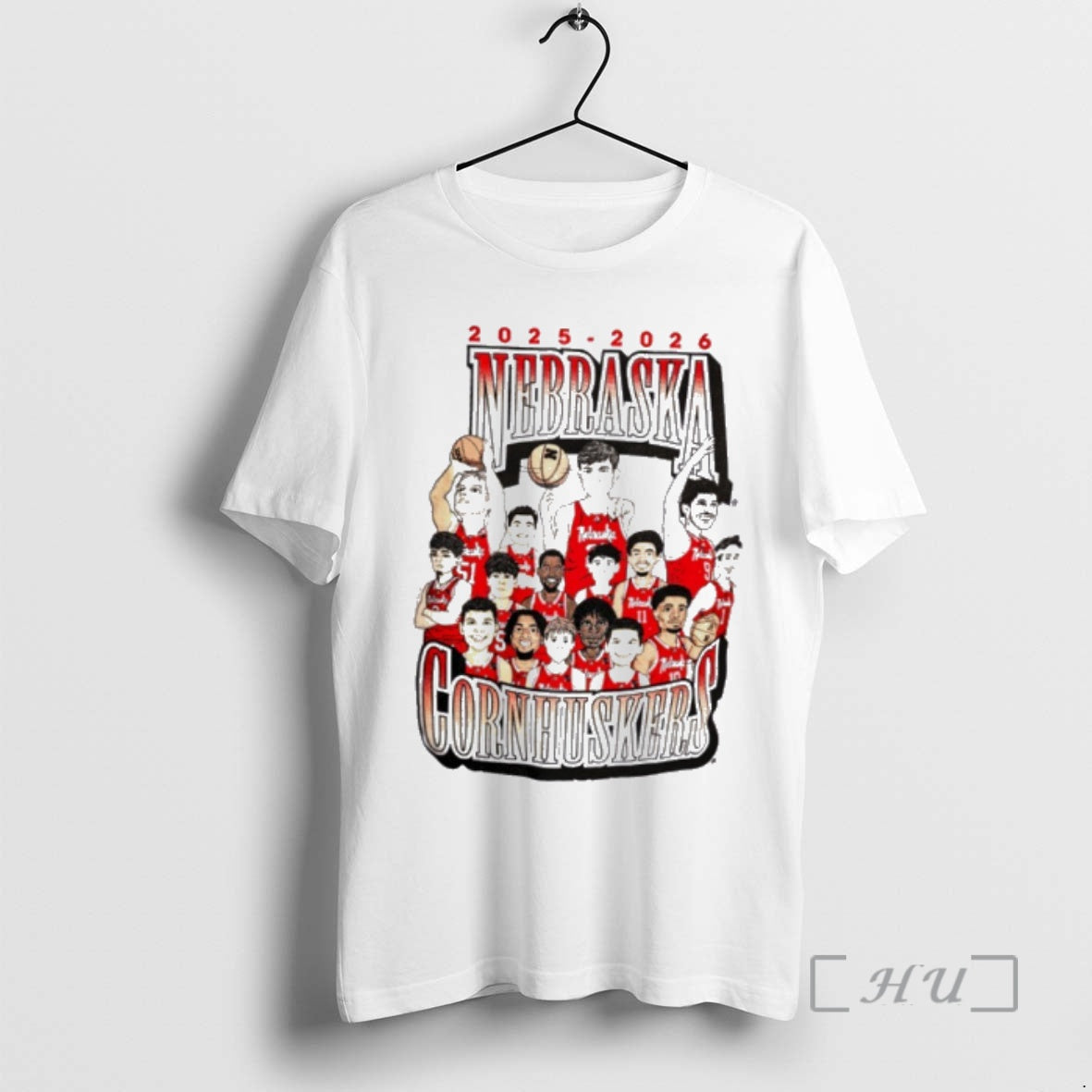 Officials Nebraska Cornhuskers Nba Cartoon Graphic - T-Shirt, Sweatshirt, Hoodie