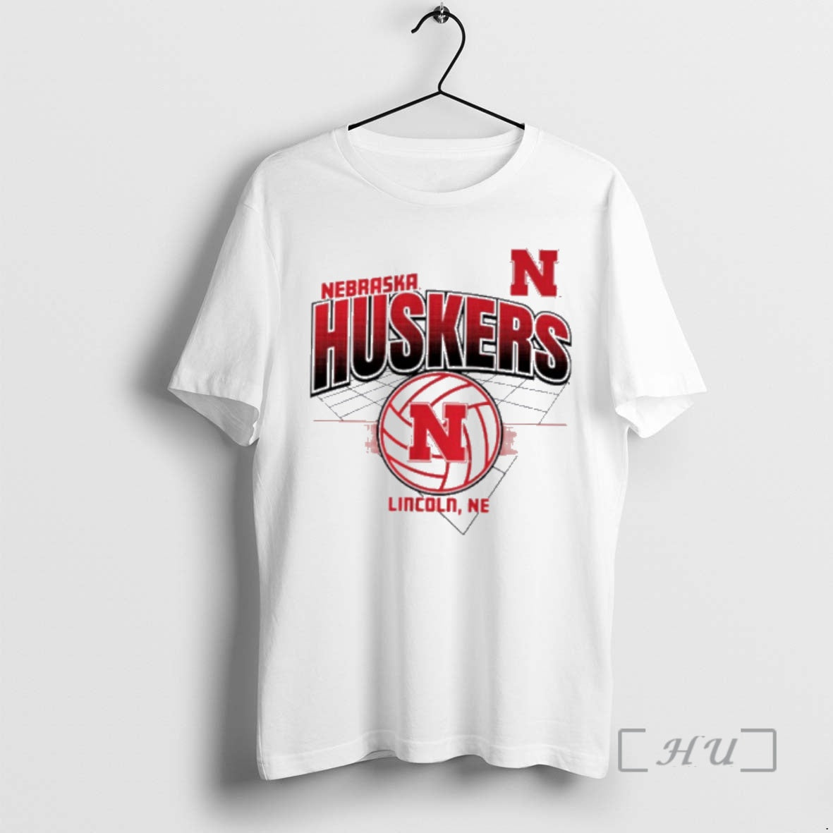 Officials Nebraska Huskiers Volleyball Grid - T-Shirt, Sweatshirt, Hoodie