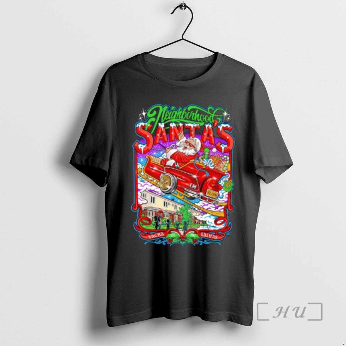 Officials Neighborhood Santas Sacra Califas Est - T-Shirt, Sweatshirt, Hoodie