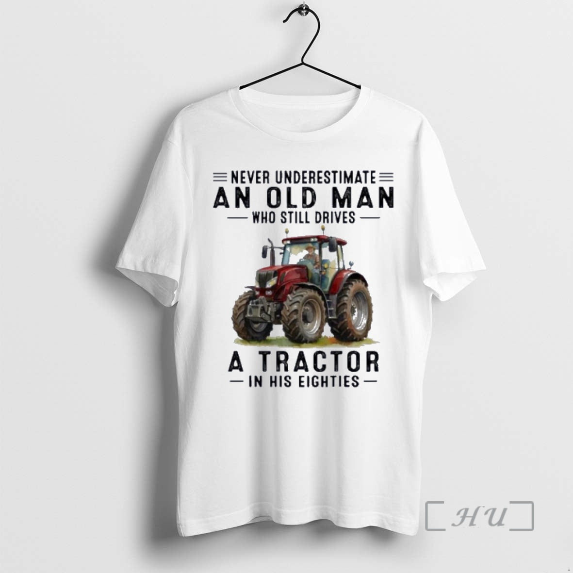 Officials Never Underestimate An Old Man Drives Tractor 80s Eighties Unisex T-shirt, Sweatshirt, Hoodie, Long Sleeve Tee - T-Shirt, Sweatshirt, Hoodie
