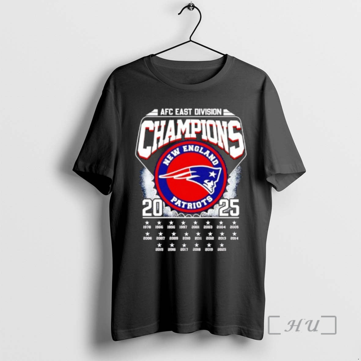 Officials New York Patriots Football Afc East Division Champions 2025 - T-Shirt, Sweatshirt, Hoodie