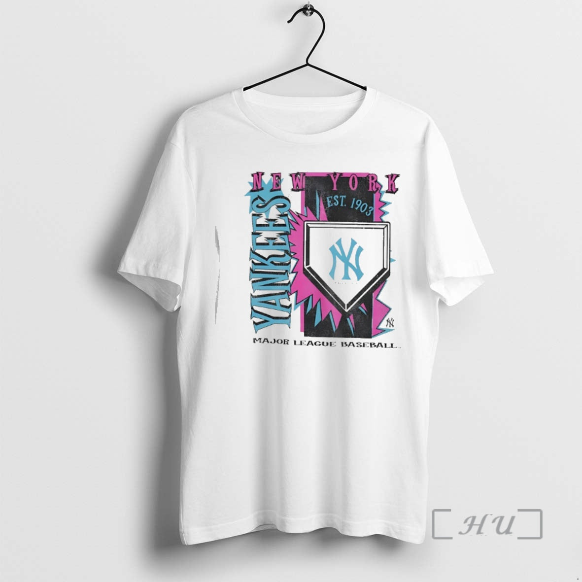 Officials New York Yankees 1903 Mlb Cooperstown Neon Field Shock Unisex T-shirt, Sweatshirt, Hoodie, Long Sleeve Tee - T-Shirt, Sweatshirt, Hoodie