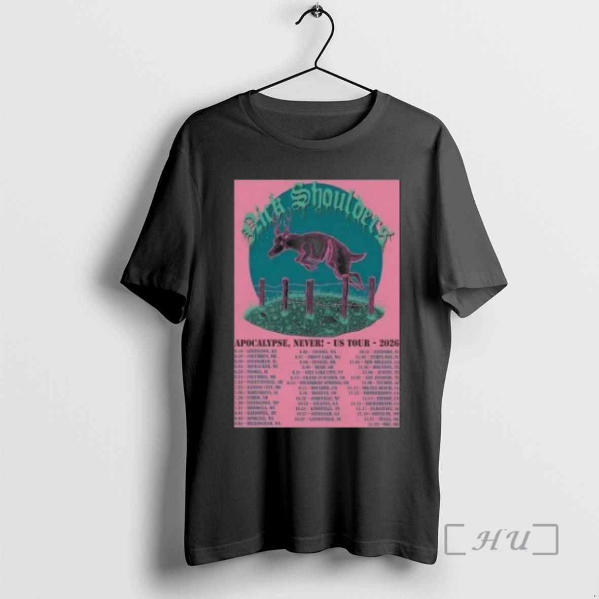 Officials Nick Shoulders Us Tour 2026 Unisex T-shirt, Sweatshirt, Hoodie, Long Sleeve Tee - T-Shirt, Sweatshirt, Hoodie