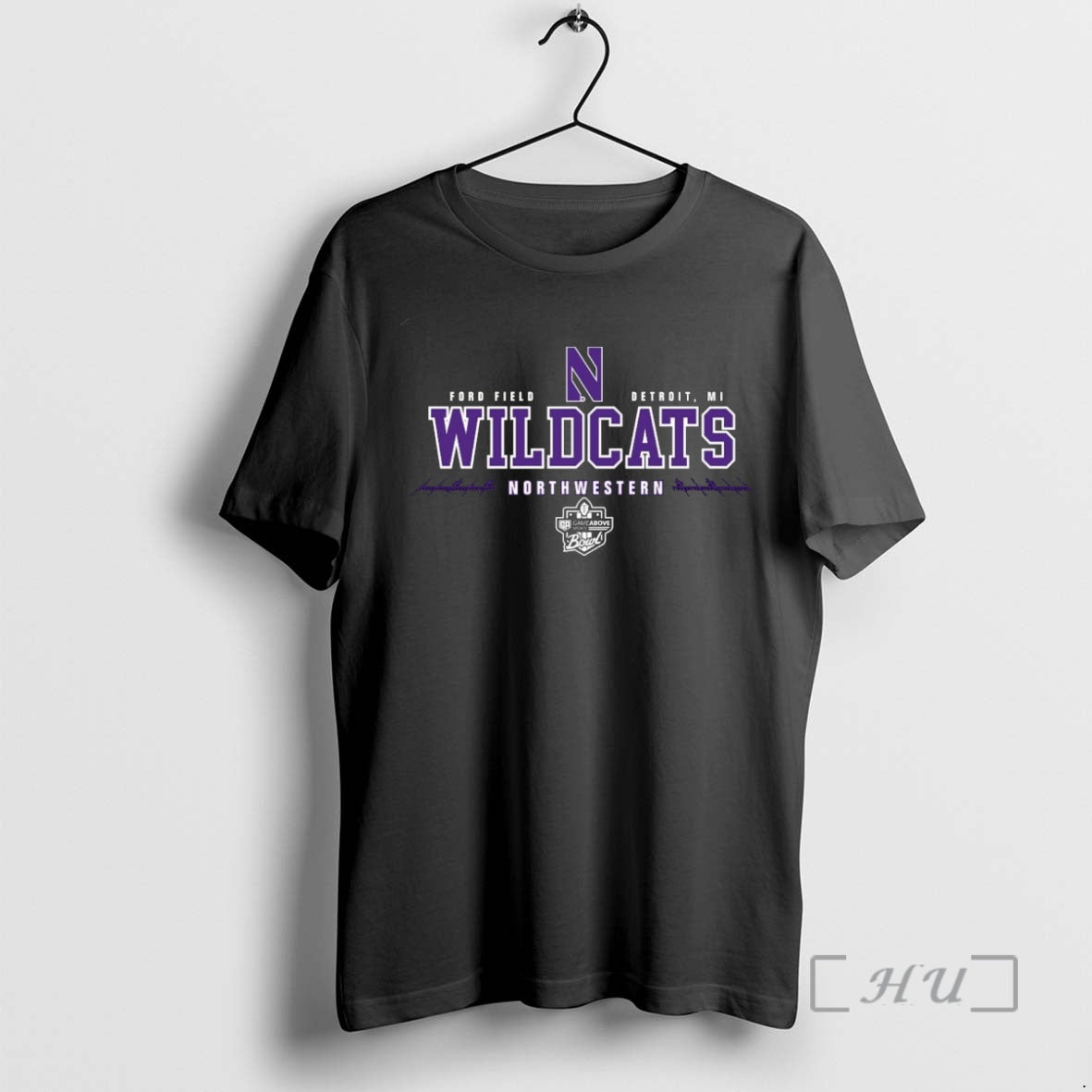 Officials Northwestern Wildcats 2025 Gameabove Sports Bowl Ford Field - T-Shirt, Sweatshirt, Hoodie