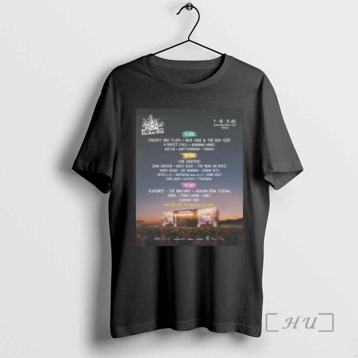 Officials Nos Alive Festival Full Lineup In Portugal At Passeio Maritimo De Alges On - T-Shirt, Sweatshirt, Hoodie