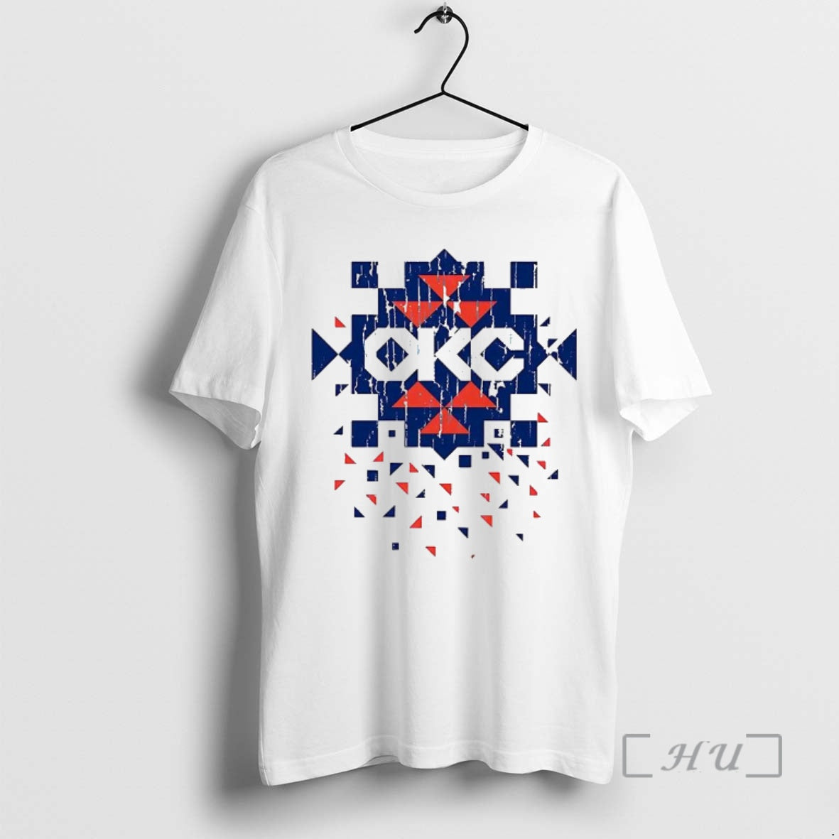 Officials Okc Thunder Diamond Pattern Native - T-Shirt, Sweatshirt, Hoodie