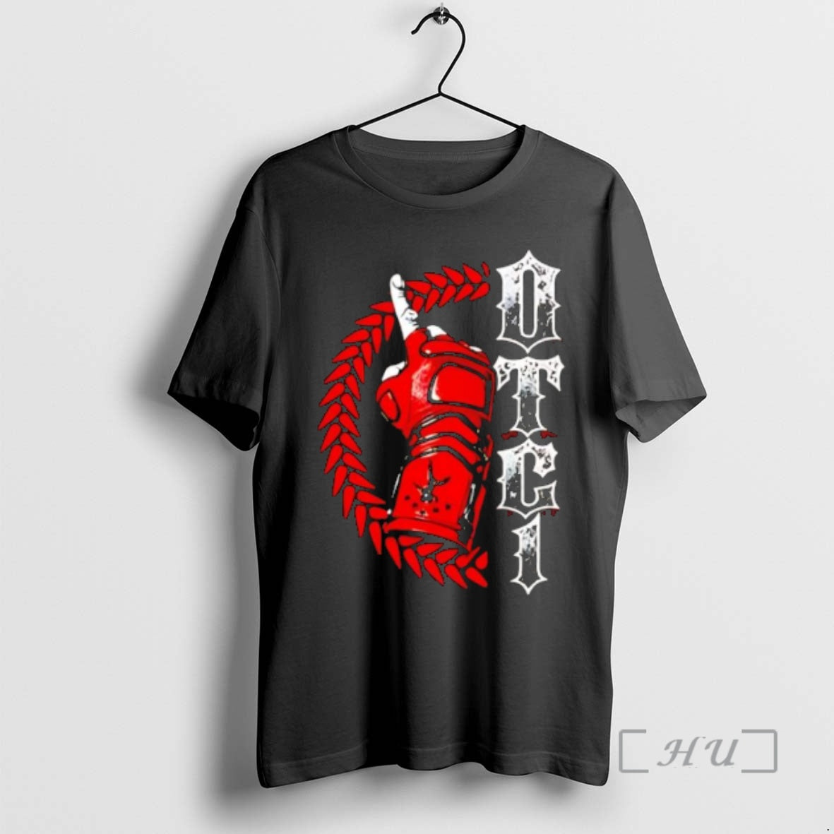Officials Otc 1 Red Combat Glove Spike Circle Tribal Tattoo - T-Shirt, Sweatshirt, Hoodie