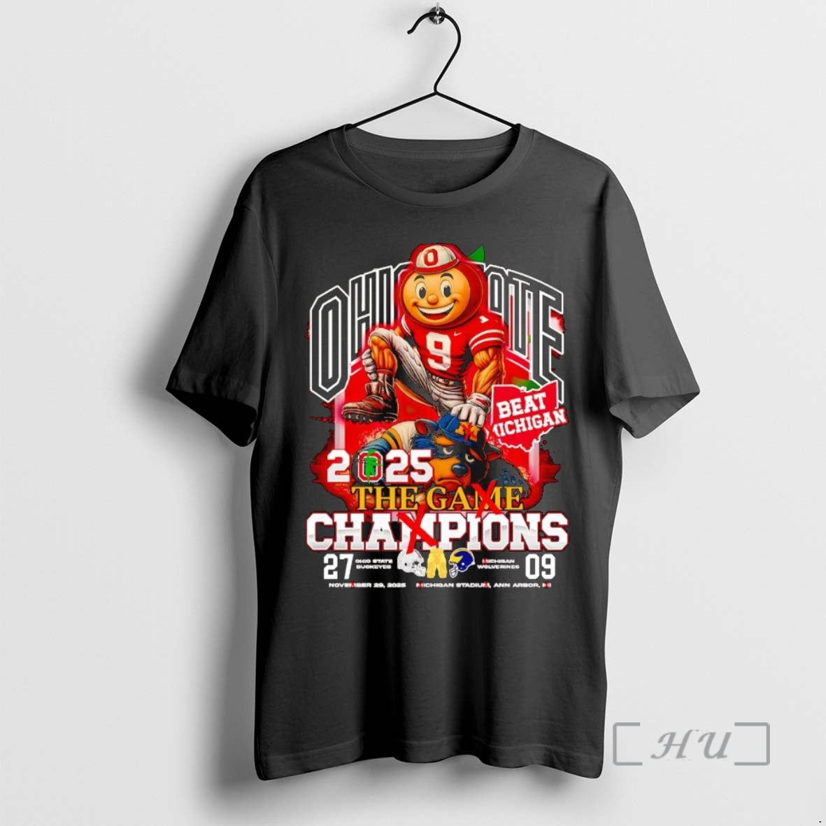 Officials Ohio State Beat Michigan 2025 The Game Champions - T-Shirt, Sweatshirt, Hoodie