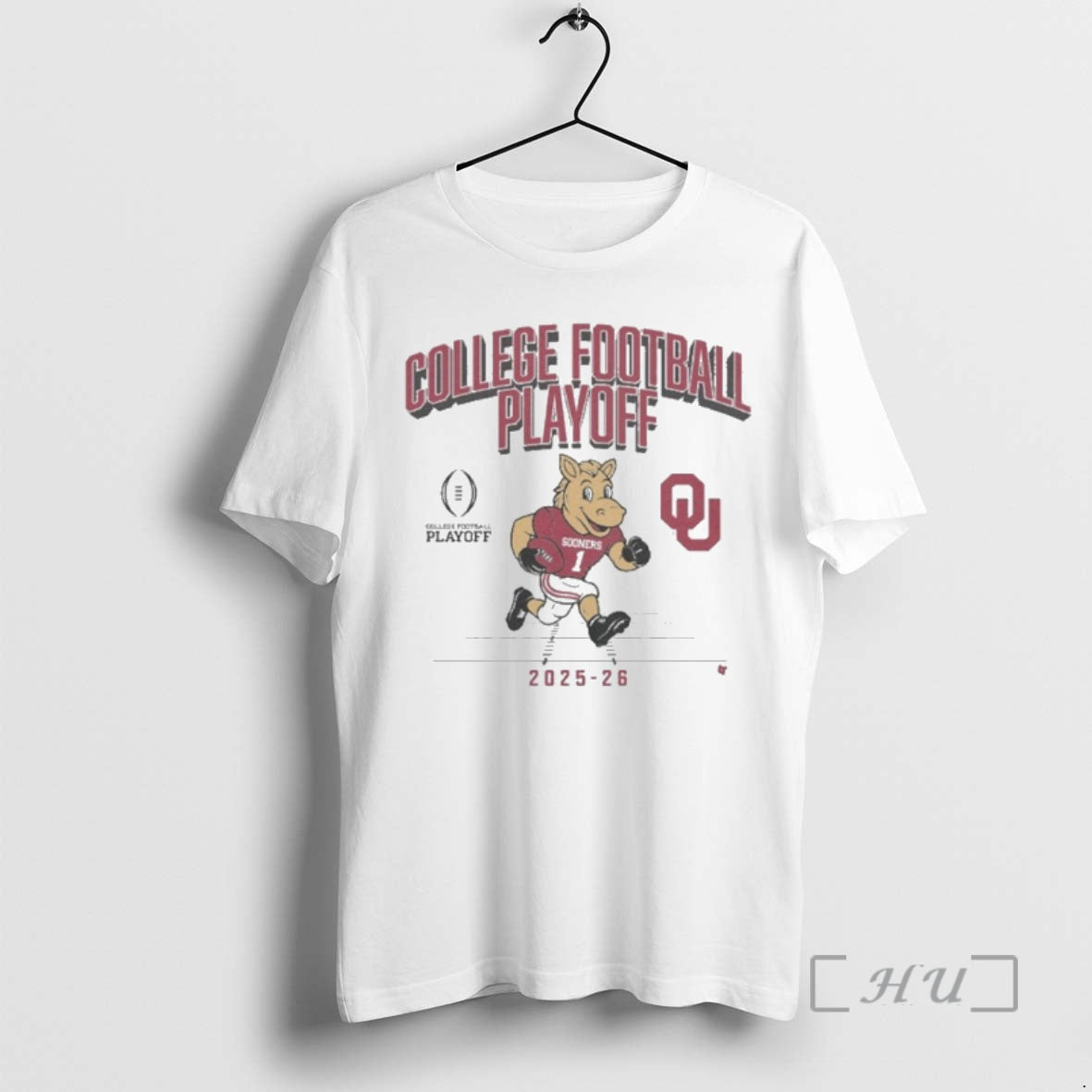 Officials Oklahoma Football 2025 Cfp Mascot - T-Shirt, Sweatshirt, Hoodie