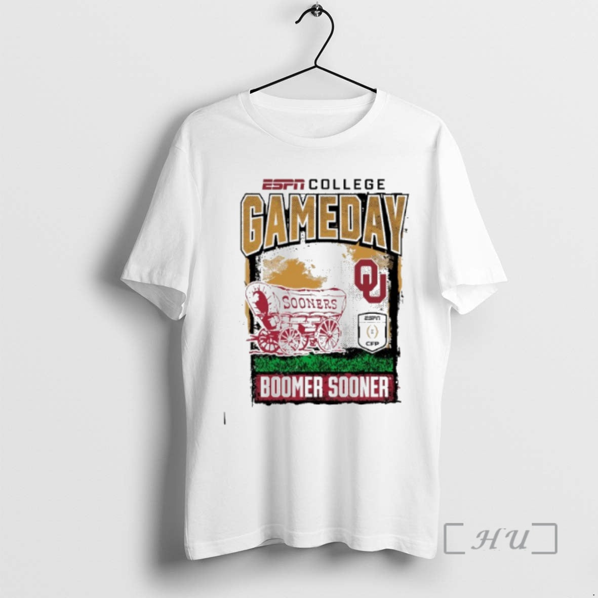 Officials Oklahoma Sooners Cfp Gameday 1st Round Mascot Boomer Sooner - T-Shirt, Sweatshirt, Hoodie