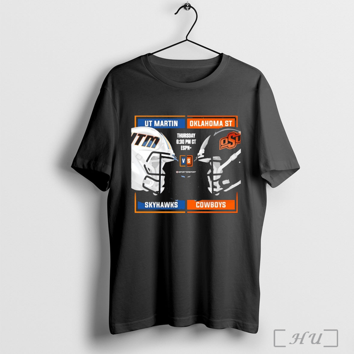 Officials Oklahoma State Cowboys Vs Ut Martin Skyhawks 2025 Gameday Football Matchup T Shirt - T-Shirt, Sweatshirt, Hoodie