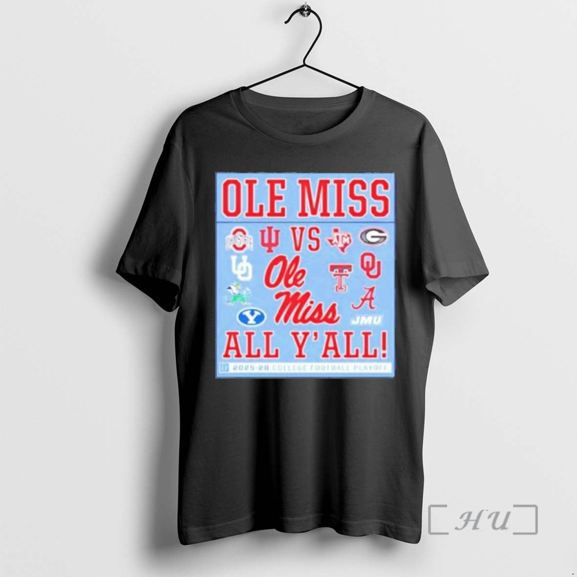 Officials Ole Miss Vs Yall Cfp 2025 26 - T-Shirt, Sweatshirt, Hoodie