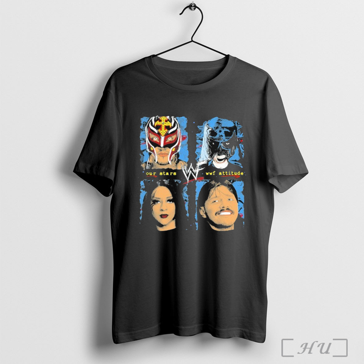 Officials Our Stars Wwf Attitude The Big 4 T Shirt Unisex T-shirt, Sweatshirt, Hoodie, Long Sleeve Tee - T-Shirt, Sweatshirt, Hoodie