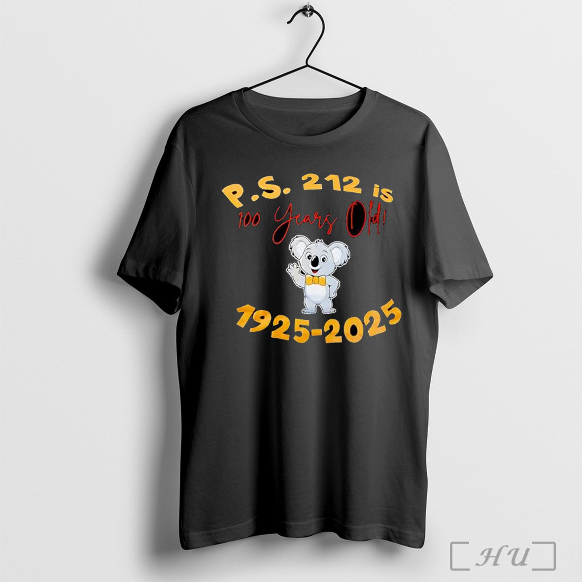 Officials P S 212 Is 100 Years Old 1925 2025 Koala Posters T Shirt Unisex T-shirt, Sweatshirt, Hoodie, Long Sleeve Tee - T-Shirt, Sweatshirt, Hoodie