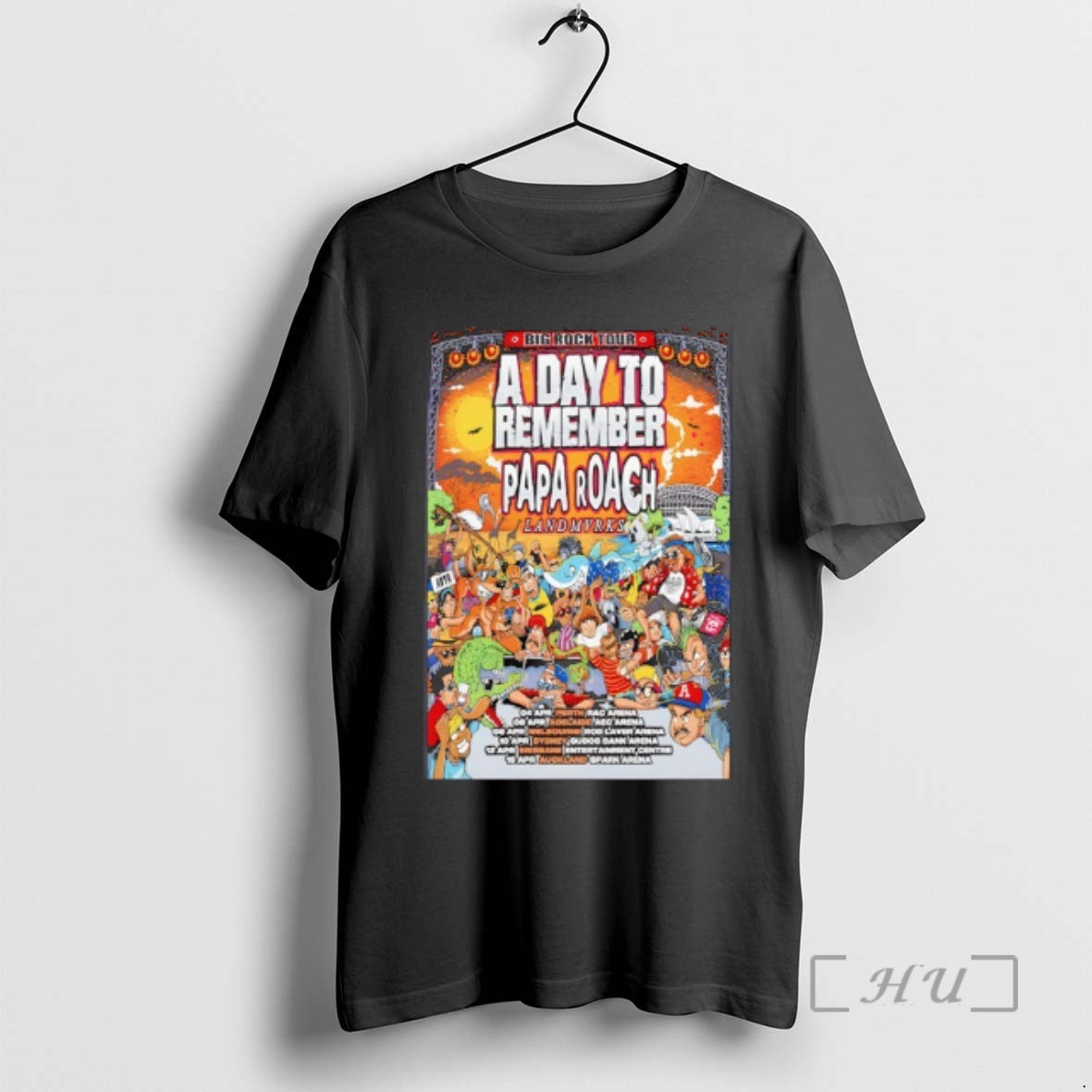 Officials Papa Roach Big Rock 2026 Tour - T-Shirt, Sweatshirt, Hoodie