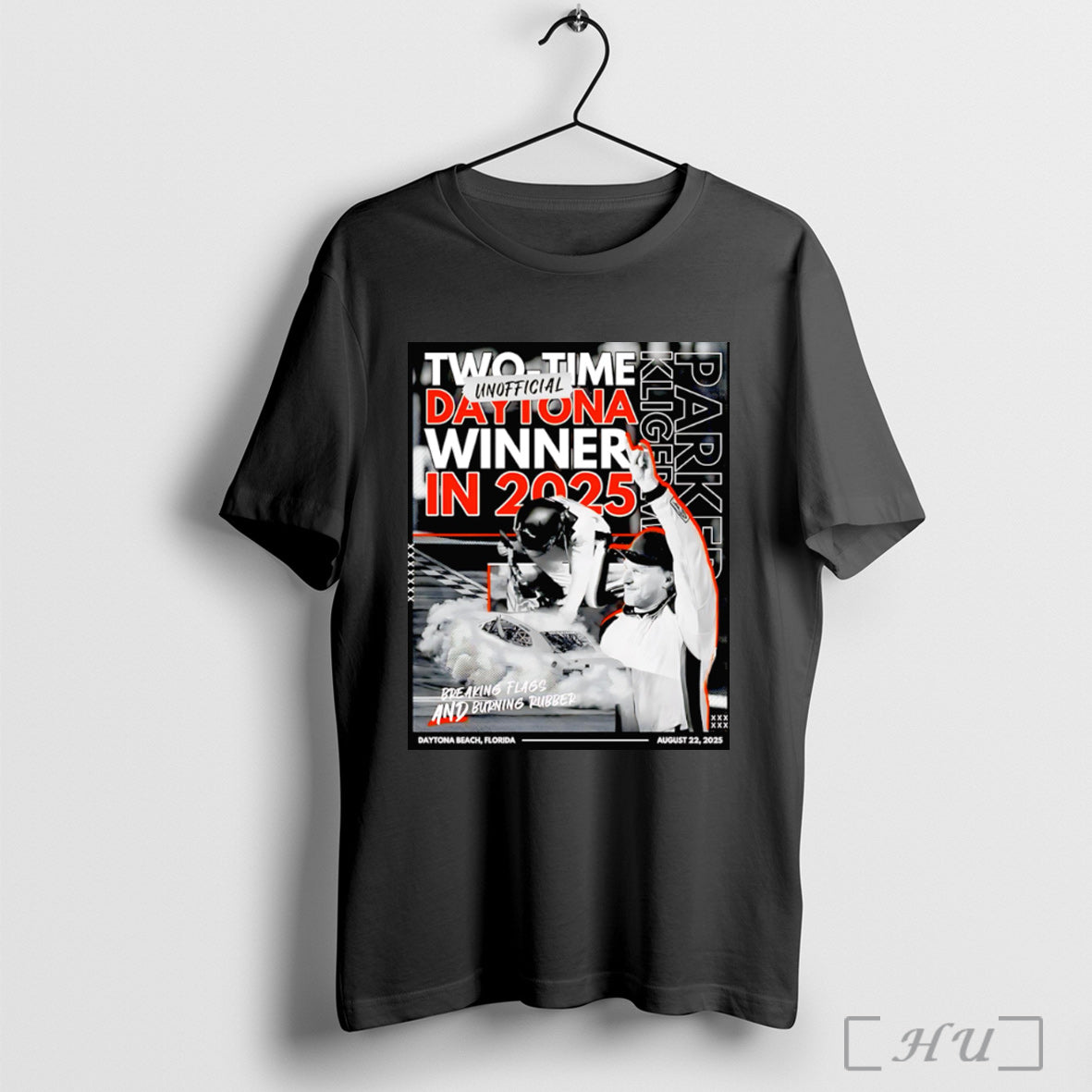 Officials Parker Kligerman Two Time 2025 Daytona Winner T Shirt Unisex T-shirt, Sweatshirt, Hoodie, Long Sleeve Tee - T-Shirt, Sweatshirt, Hoodie