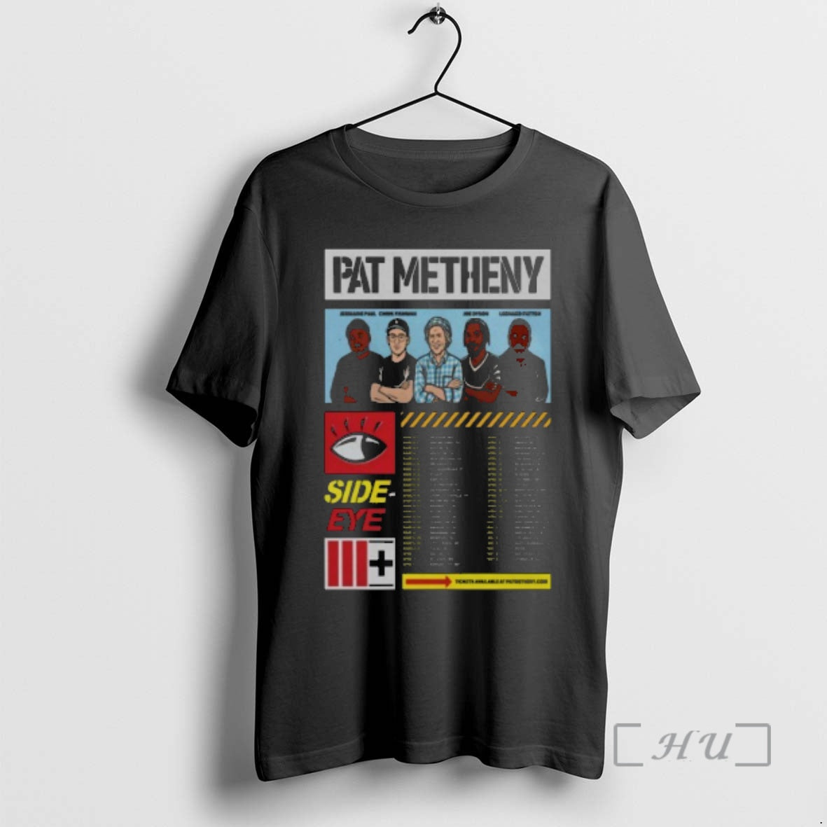 Officials Pat Metheny Side Eye Iii 2026 Tour - T-Shirt, Sweatshirt, Hoodie