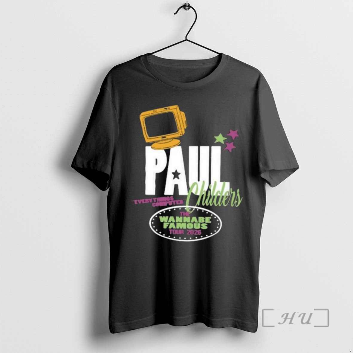 Officials Paul Childers The Wannabe Famous Tour 2026 Unisex T-shirt, Sweatshirt, Hoodie, Long Sleeve Tee - T-Shirt, Sweatshirt, Hoodie