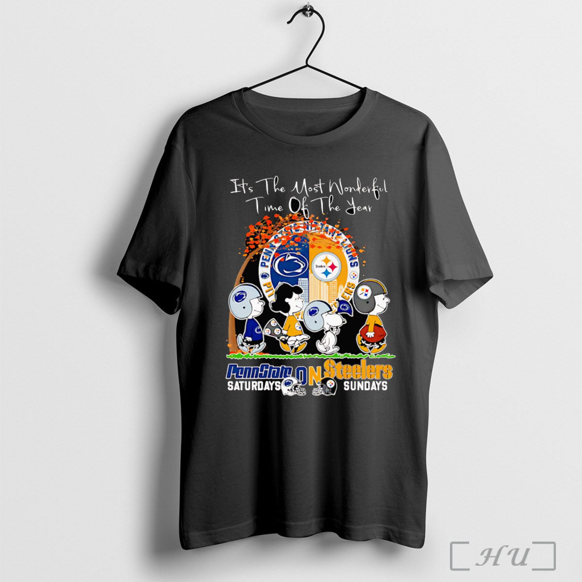 Officials Peanuts Its The Most Wonderful Time Of The Year Penn State On Saturdays Steelers - T-Shirt, Sweatshirt, Hoodie