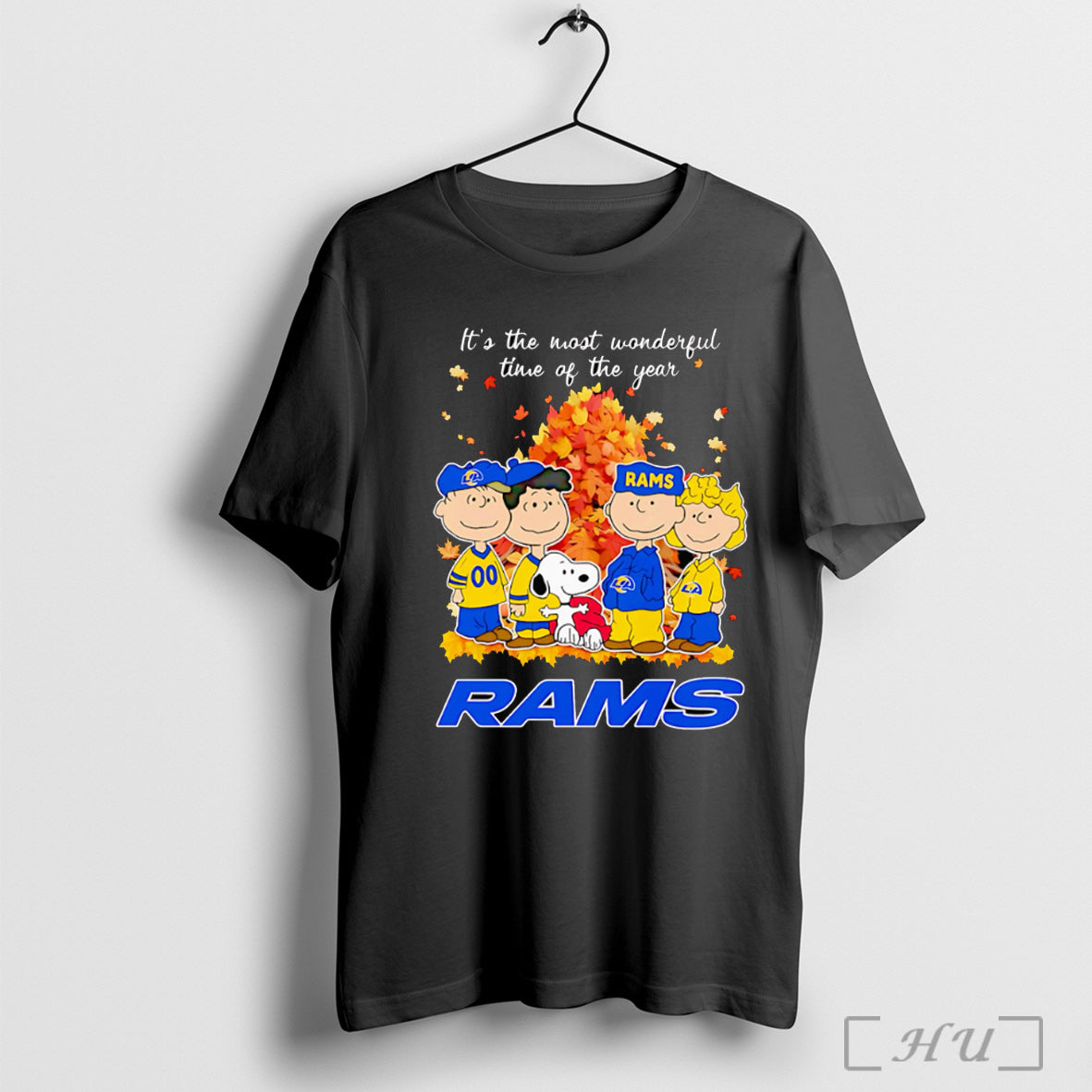 Officials Peanuts Its The Most Wonderful Time Of The Year Rams T Shirt Unisex T-shirt, Sweatshirt, Hoodie, Long Sleeve Tee - T-Shirt, Sweatshirt, Hoodie