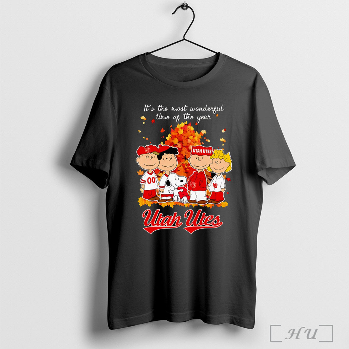 Officials Peanuts Its The Most Wonderful Time Of The Year Utah Utes T Shirt Unisex T-shirt, Sweatshirt, Hoodie, Long Sleeve Tee - T-Shirt, Sweatshirt, Hoodie
