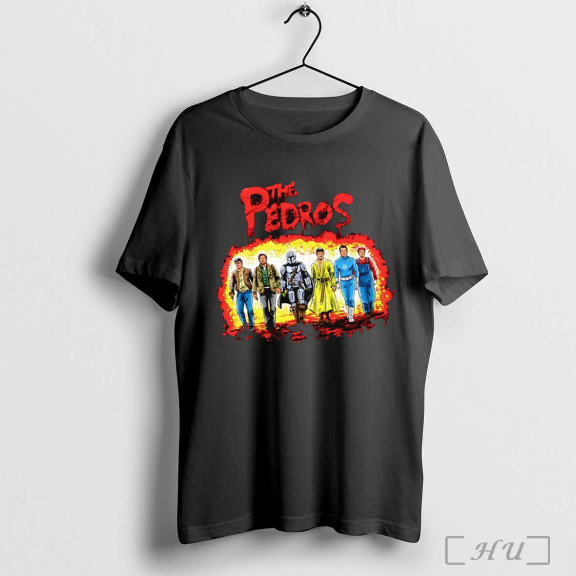 Officials Pedro Pascal X The Warriors The Pedros Remix T Shirt Unisex T-shirt, Sweatshirt, Hoodie, Long Sleeve Tee - T-Shirt, Sweatshirt, Hoodie