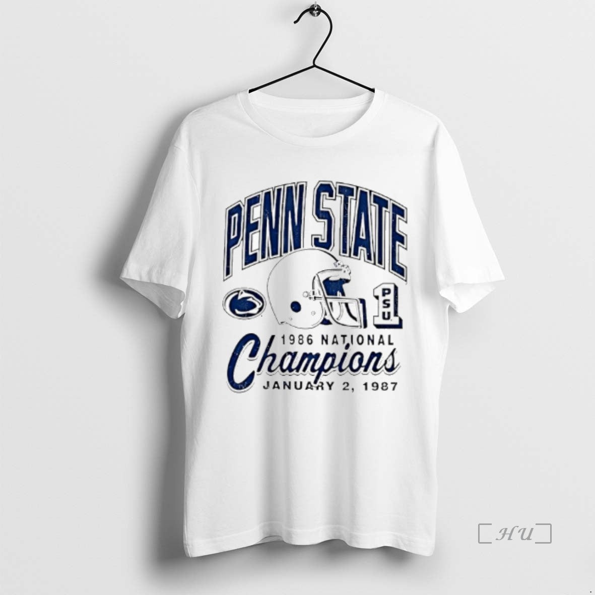Officials Penn State Nittany Lions 1986 National Champions Helmet - T-Shirt, Sweatshirt, Hoodie