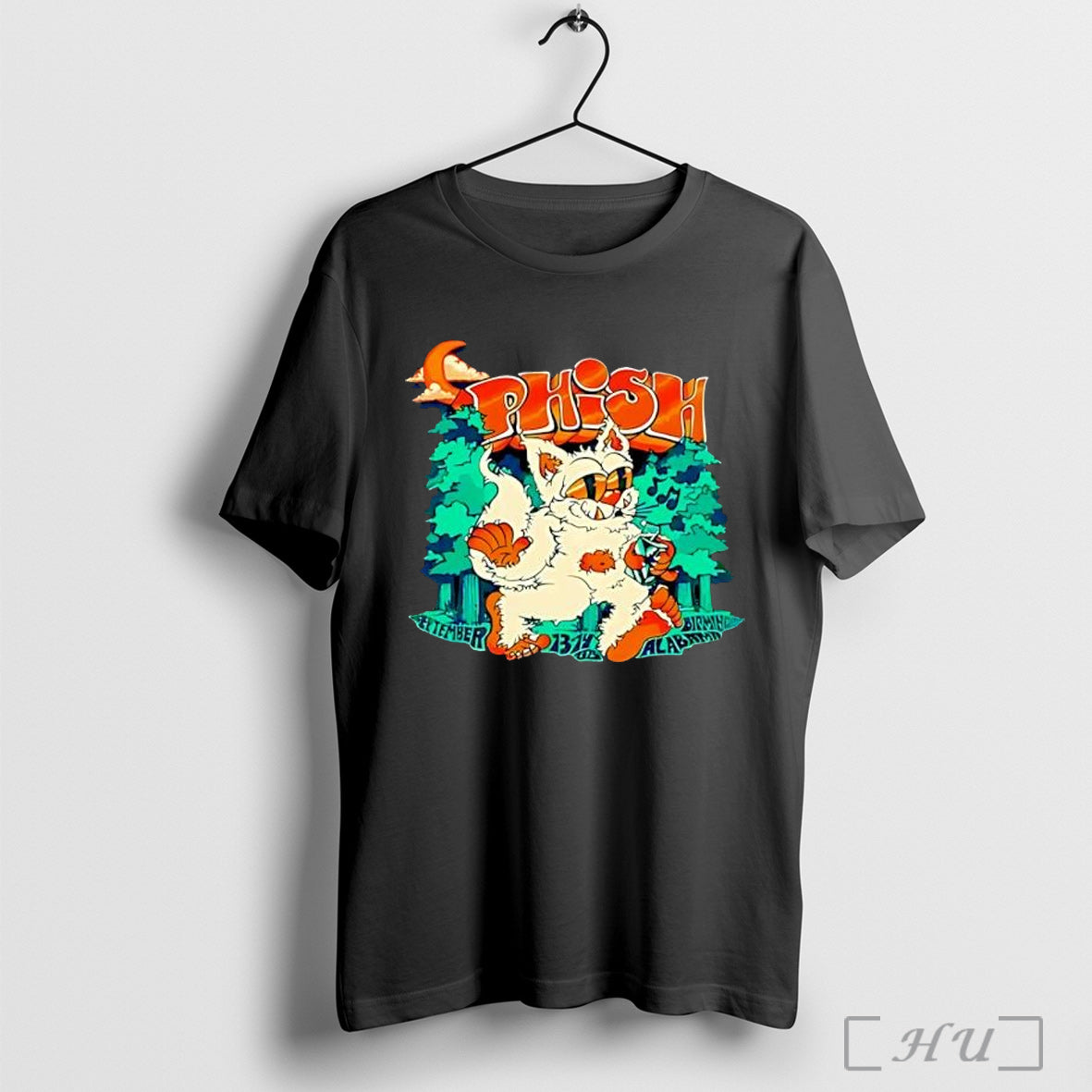 Officials Phish Yeti Monster Music Notes September 13 14 2025 Birmingham Alabama T Shirt Unisex T-shirt, Sweatshirt, Hoodie, Long Sleeve Tee - T-Shirt, Sweatshirt, Hoodie