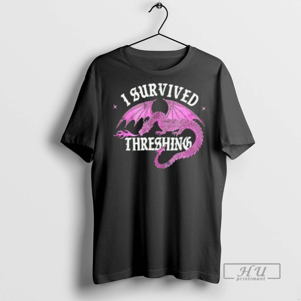 Officials Pink Dragon I Survived Threshing T Shirt Unisex T-shirt, Sweatshirt, Hoodie, Long Sleeve Tee - T-Shirt, Sweatshirt, Hoodie